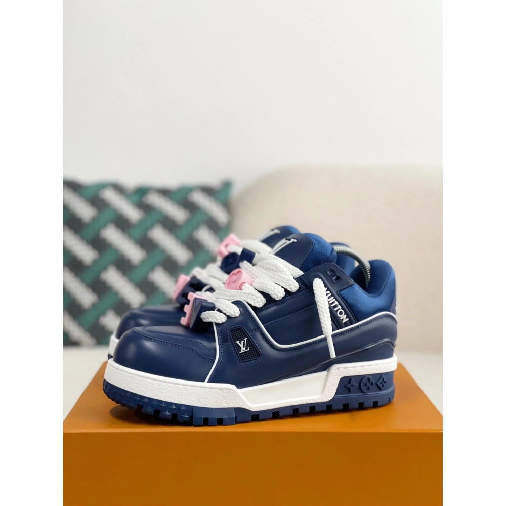 Louis Vuitton Trainer 2023show Style Sneakers,LOUIS VUITTON