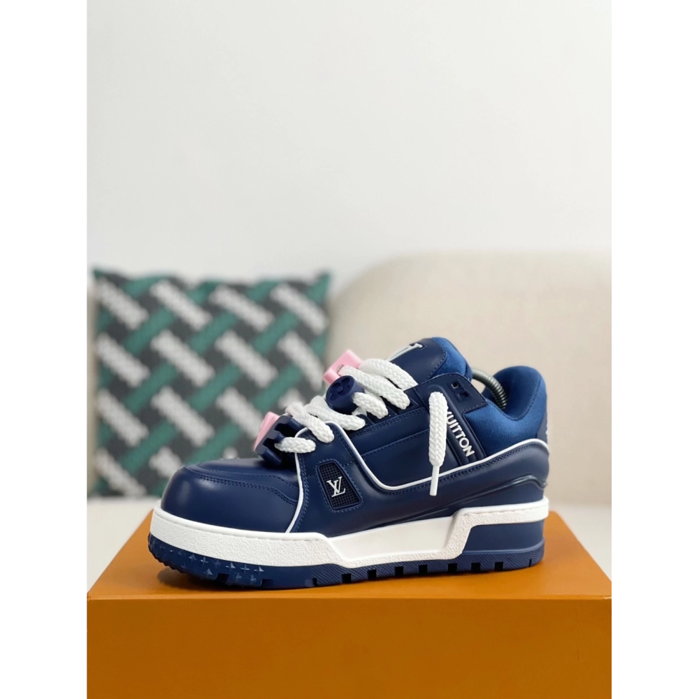 Louis Vuitton Trainer 2023show Style Sneakers,LOUIS VUITTON