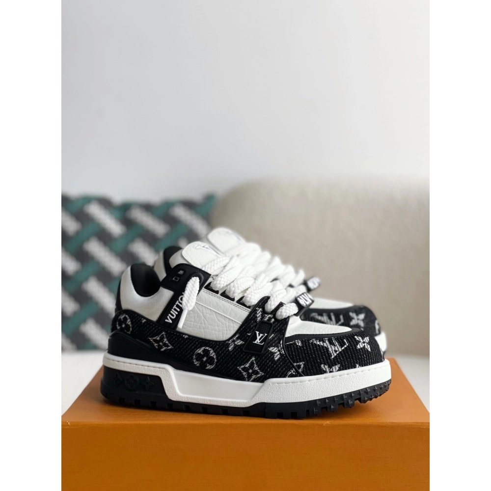 Louis Vuitton Trainer 2023show Style Sneakers,LOUIS VUITTON