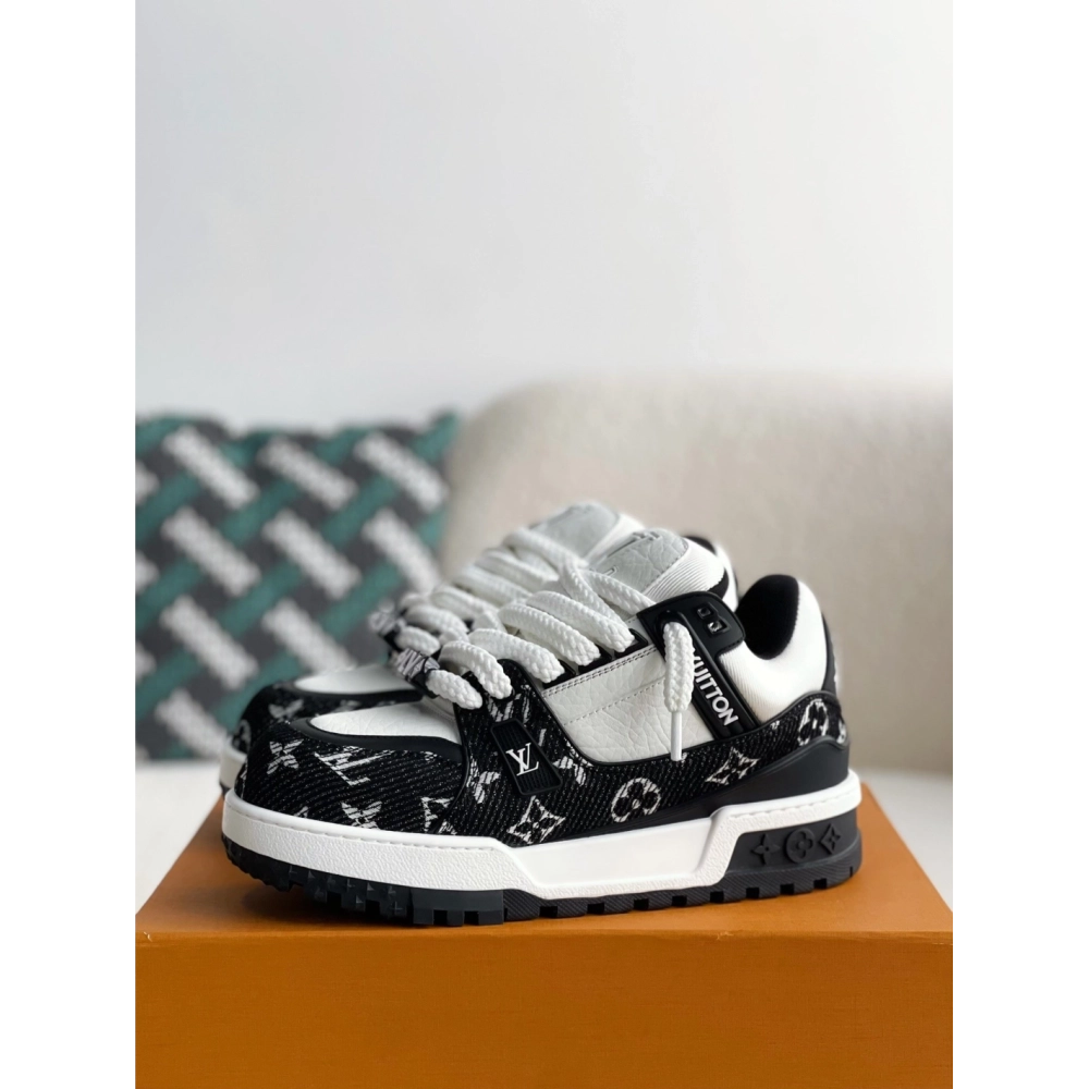 Louis Vuitton Trainer 2023show Style Sneakers,LOUIS VUITTON