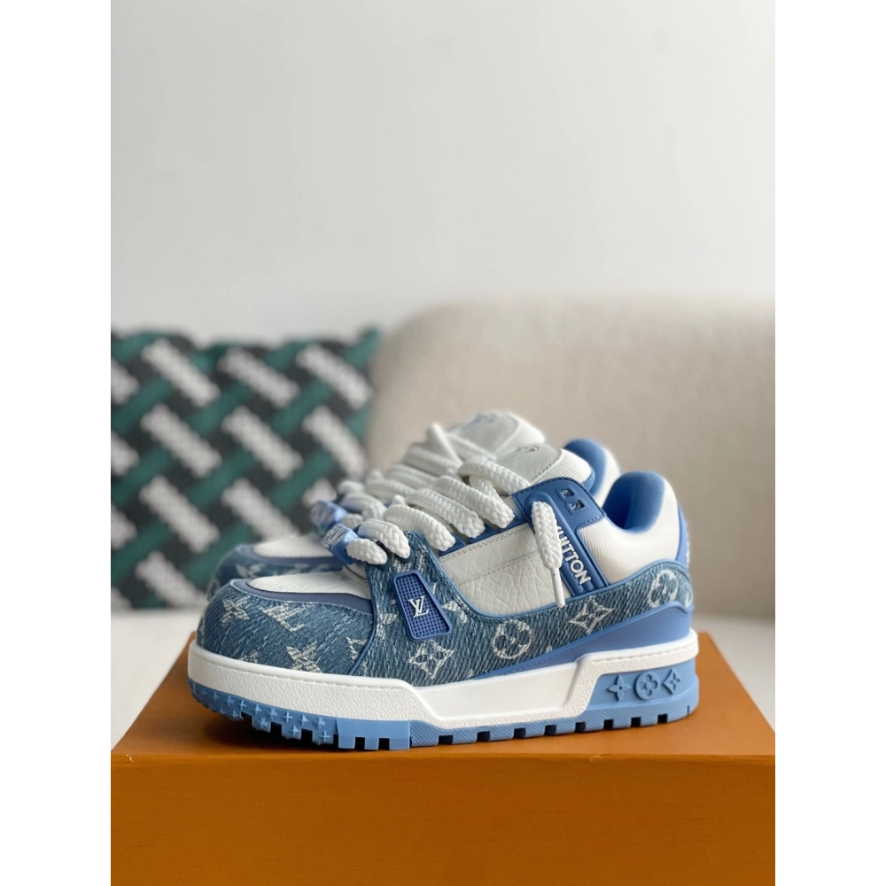 Louis Vuitton Trainer 2023show Style Sneakers,LOUIS VUITTON