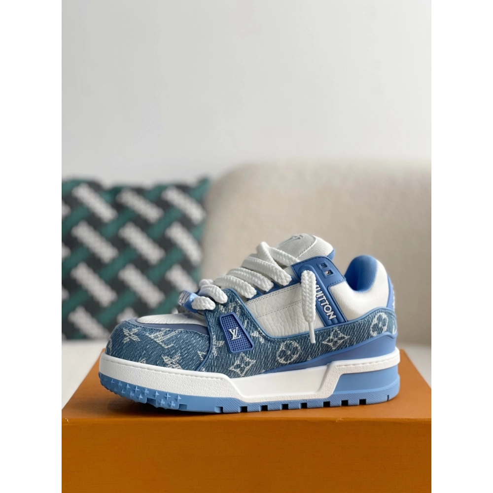 Louis Vuitton Trainer 2023show Style Sneakers,LOUIS VUITTON