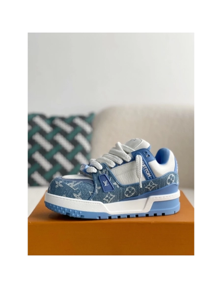 Louis Vuitton Trainer 2023show Style Sneakers,LOUIS VUITTON